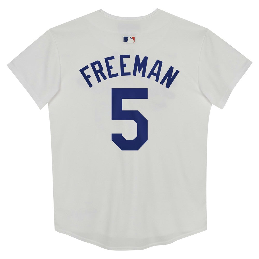Freddie Freeman Los Angeles Dodgers Nike Preschool Home Game Jersey - White | MLB Jerseys