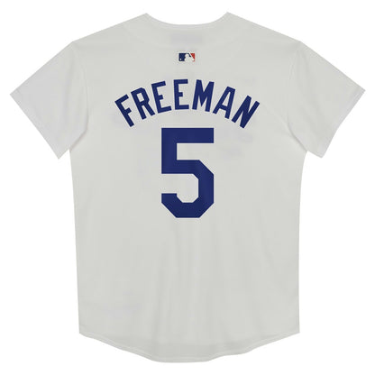 Freddie Freeman Los Angeles Dodgers Nike Preschool Home Game Jersey - White | MLB Jerseys