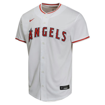 Mike Trout Los Angeles Angels Nike Youth Home Game Player Jersey - White | MLB Jerseys