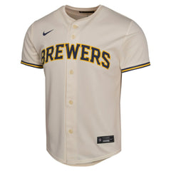Christian Yelich Milwaukee Brewers Nike Youth Home Game Player Jersey for sale