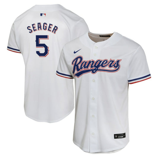 Corey Seager Texas Rangers Nike Youth Home Game Player Jersey - White | MLB Jerseys