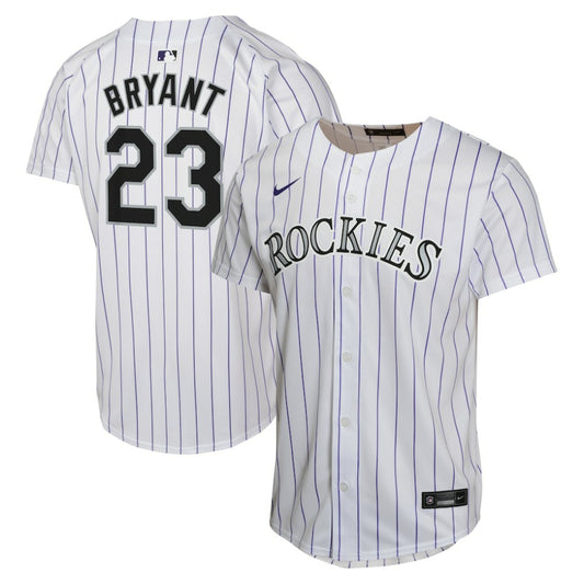 Kris Bryant Colorado Rockies Nike Youth Home Game Player Jersey - White | MLB Jerseys