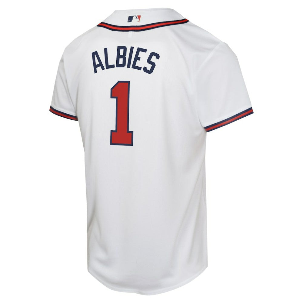 Ozzie Albies Atlanta Braves Nike Youth Home Game Player Jersey Sale