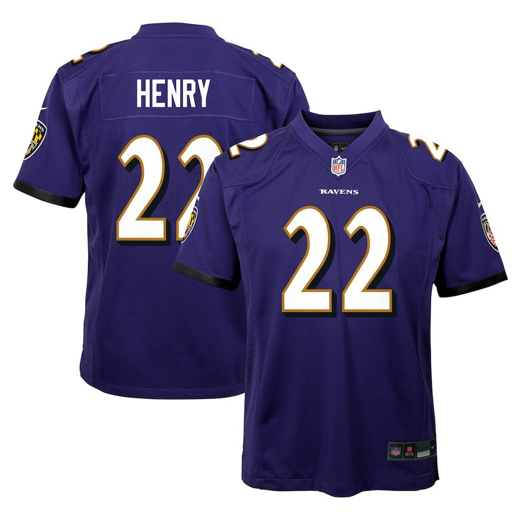 Derrick Henry Baltimore Ravens Youth Game Jersey Purple - Nike