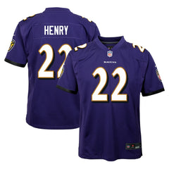 Derrick Henry Baltimore Ravens Youth Game Jersey Purple - Nike