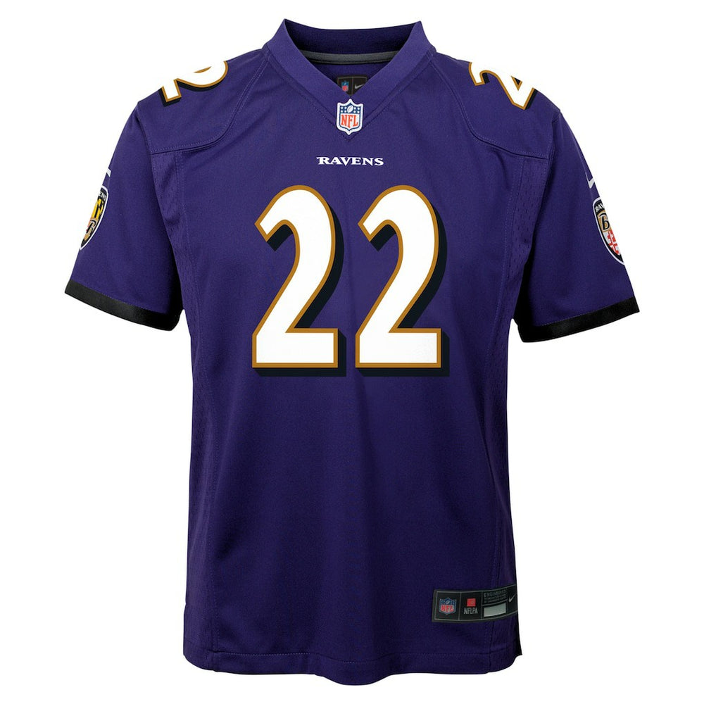 Derrick Henry Baltimore Ravens Youth Game Jersey Purple - Nike