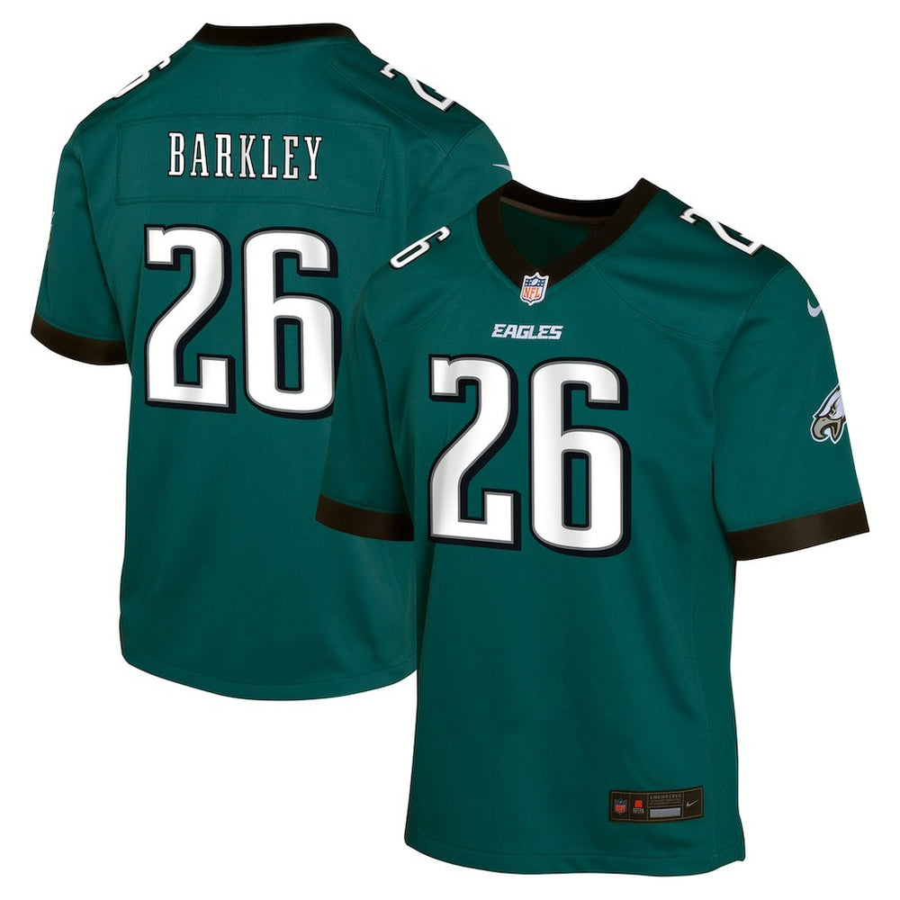 Saquon Barkley Philadelphia Eagles Youth Game Jersey Green - Nike