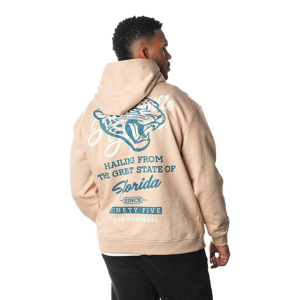 Jacksonville Jaguars The Wild Collective Unisex Fleece Pullover Hoodie Cream - NFL