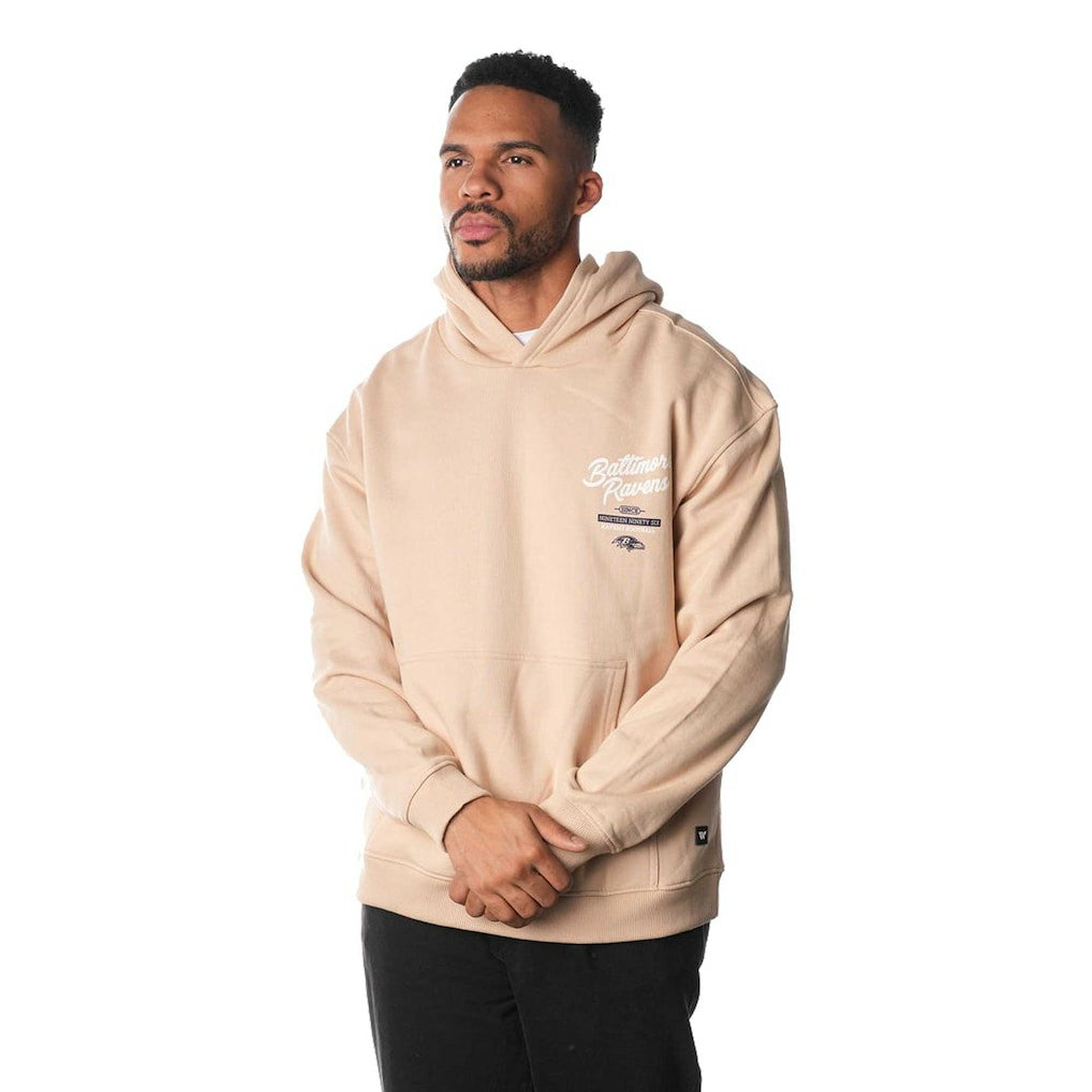 Baltimore Ravens The Wild Collective Unisex Fleece Pullover Hoodie Cream - NFL
