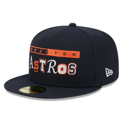 Houston Astros New Era Ransom 59FIFTY Fitted Hat Lifestyle