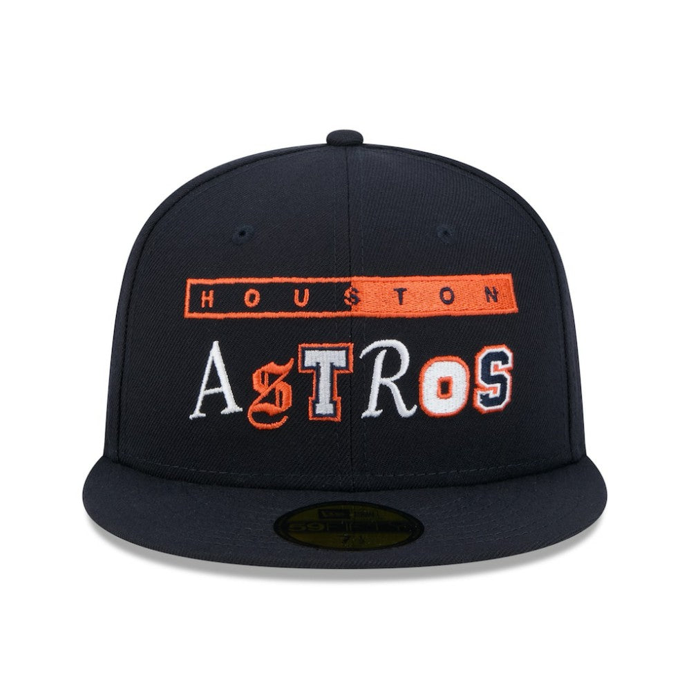 Houston Astros New Era Ransom 59FIFTY Fitted Hat Lifestyle