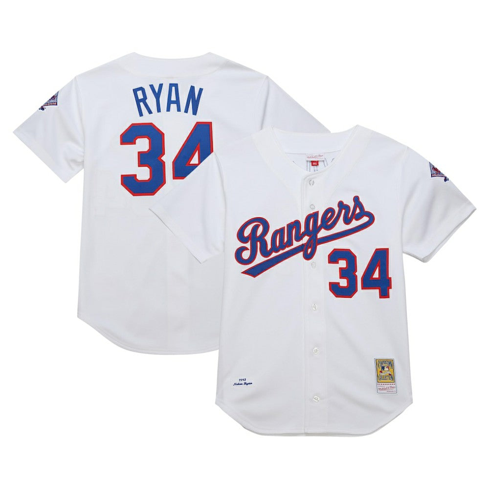 Nolan Ryan Texas Rangers Mitchell & Ness 1993 Cooperstown Collection Authentic Jersey Sale