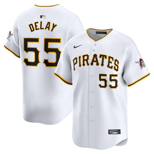 Jason Delay Pittsburgh Pirates Nike Home Limited Player Jersey – White | MLB Jerseys