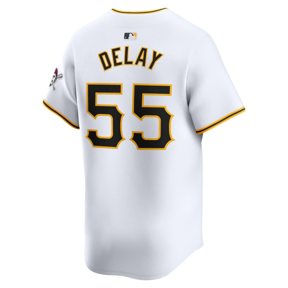 Jason Delay Pittsburgh Pirates Nike Home Limited Player Jersey discount