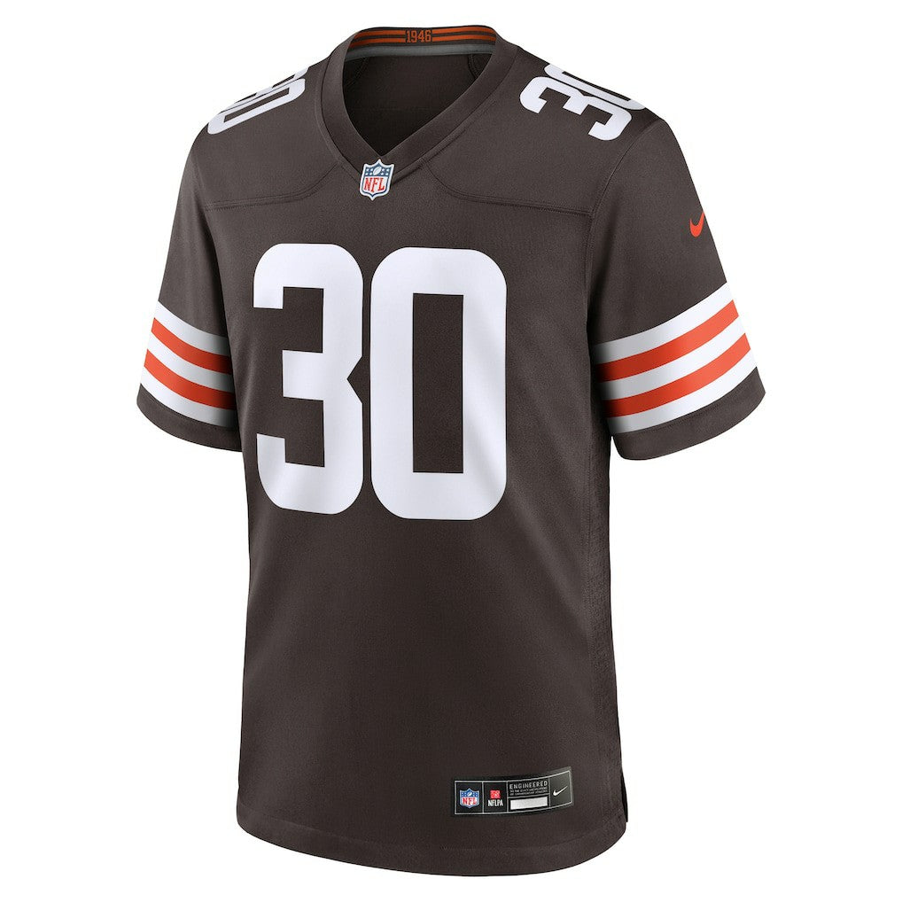 Devin Bush Cleveland Browns Game Jersey Brown - Nike