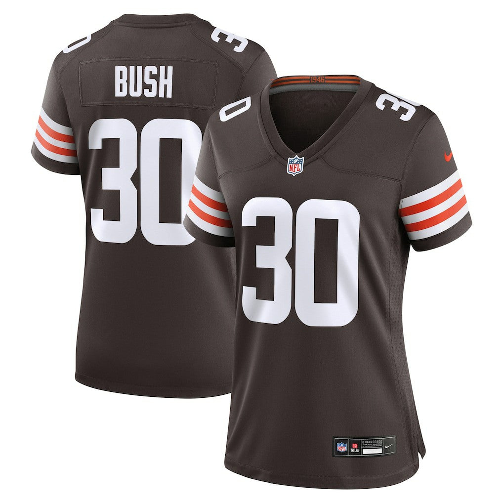 Devin Bush Cleveland Browns Women's Game Jersey Brown - Nike