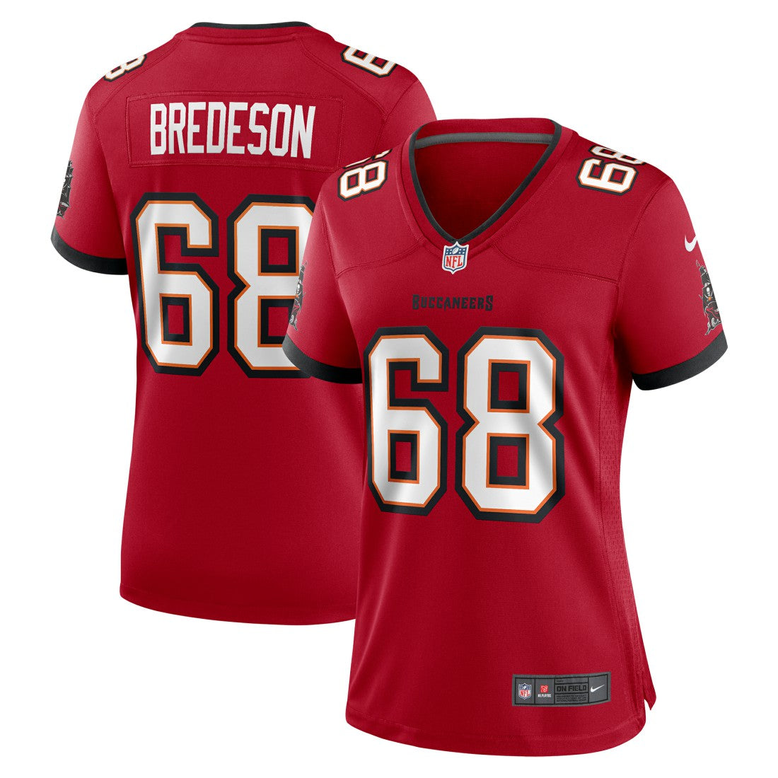 Ben Bredeson Tampa Bay Buccaneers Women's Game Jersey Red - Nike