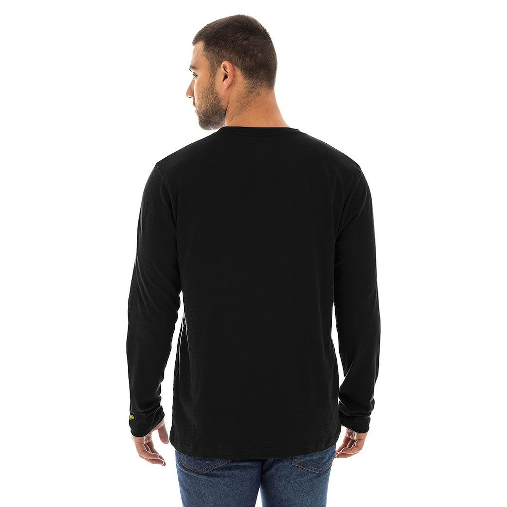 New Era - Indiana Pacers 2024/25 City Edition Long Sleeve T-Shirt - Black