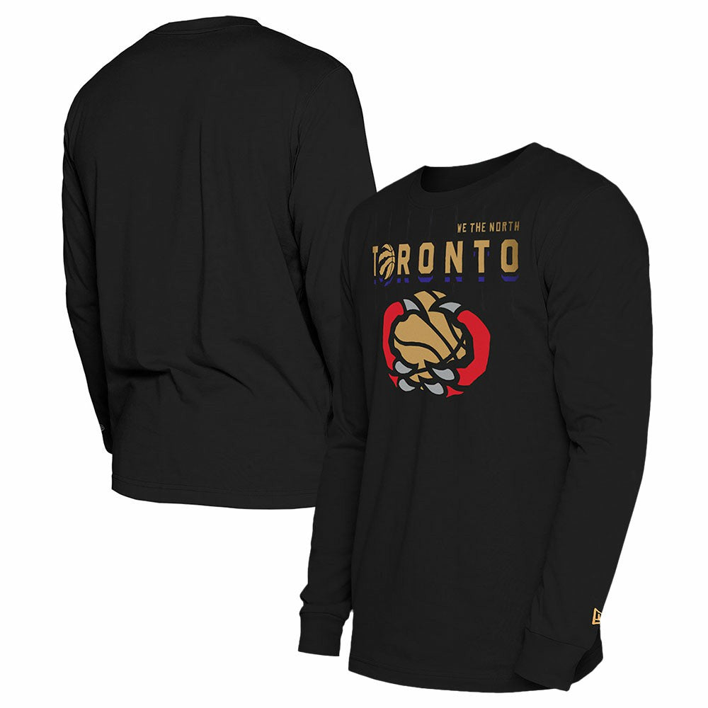 New Era - Toronto Raptors 2024/25 City Edition Long Sleeve T-Shirt - Black