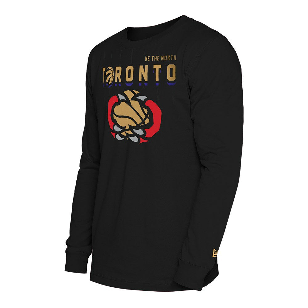 New Era - Toronto Raptors 2024/25 City Edition Long Sleeve T-Shirt - Black