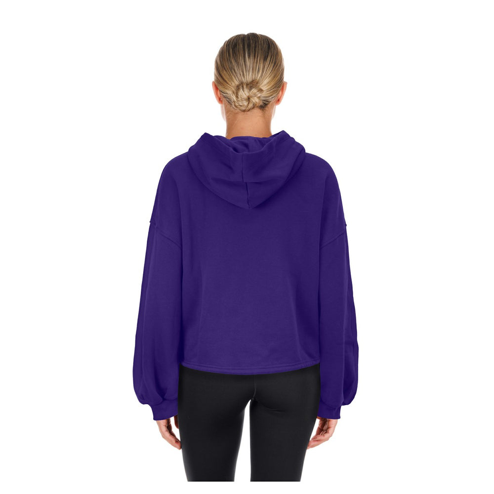 New Era - Phoenix Suns Women's 2024/25 City Edition Cropped Pullover Hoodie - Purple