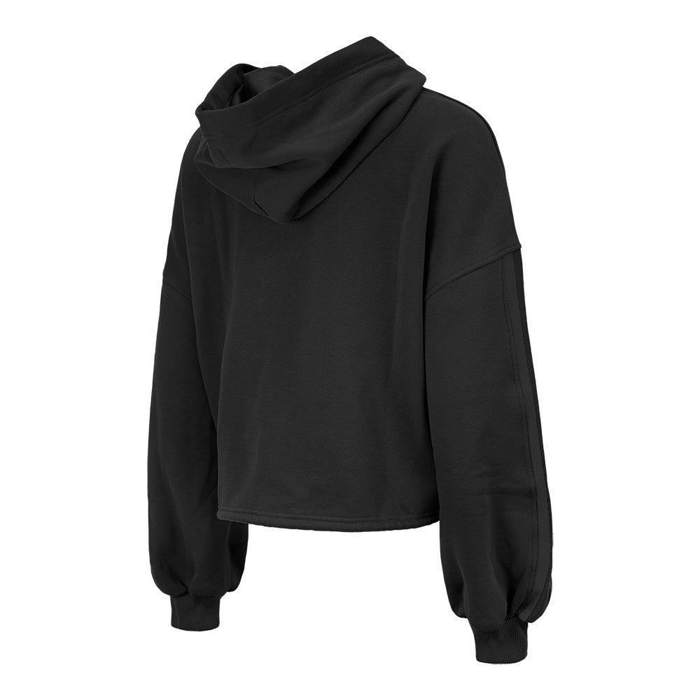 New Era - Toronto Raptors Women's 2024/25 City Edition Cropped Pullover Hoodie - Black