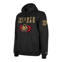 New Era - Toronto Raptors 2024/25 City Edition Chenille Heavyweight Pullover Hoodie - Black
