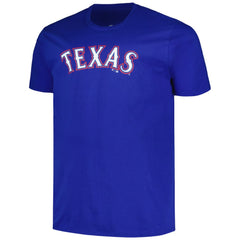 Wyatt Langford Texas Rangers Fanatics Big & Tall Name & Number T-Shirt Lifestyle