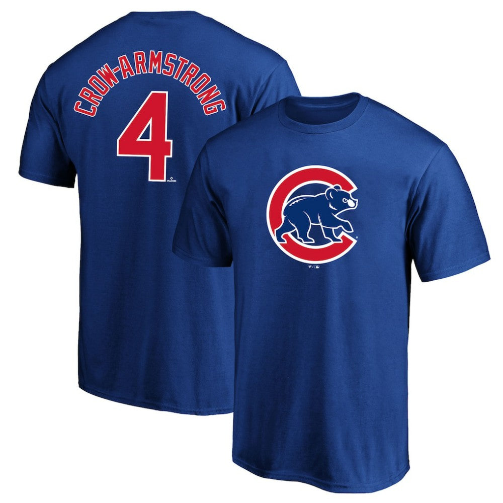 Pete Crow-Armstrong Chicago Cubs Fanatics Big & Tall Name & Number T-Shirt Near Me