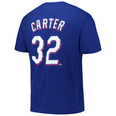 Evan Carter Texas Rangers Fanatics Big & Tall Name & Number T-Shirt Clearance