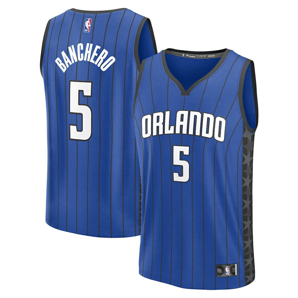 Fanatics - Paolo Banchero Orlando Magic Fast Break Replica Player Jersey - Statement Edition - Blue