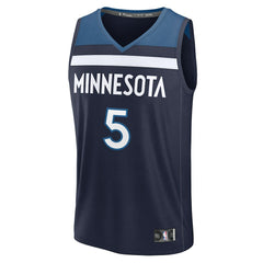Fanatics - Anthony Edwards Minnesota Timberwolves Fast Break Replica Player Jersey - Icon Edition - Navy