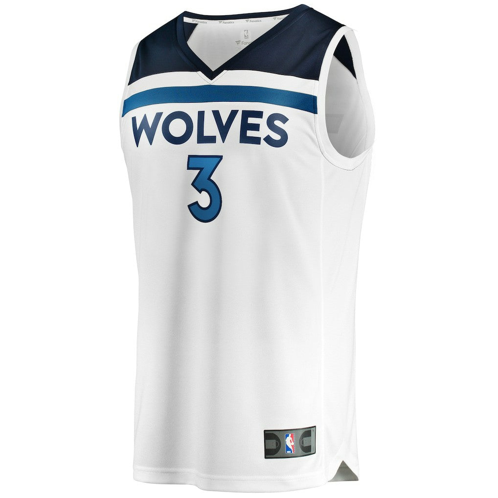 Fanatics - Jaden McDaniels Minnesota Timberwolves Fast Break Replica Player Jersey - Association Edition - White
