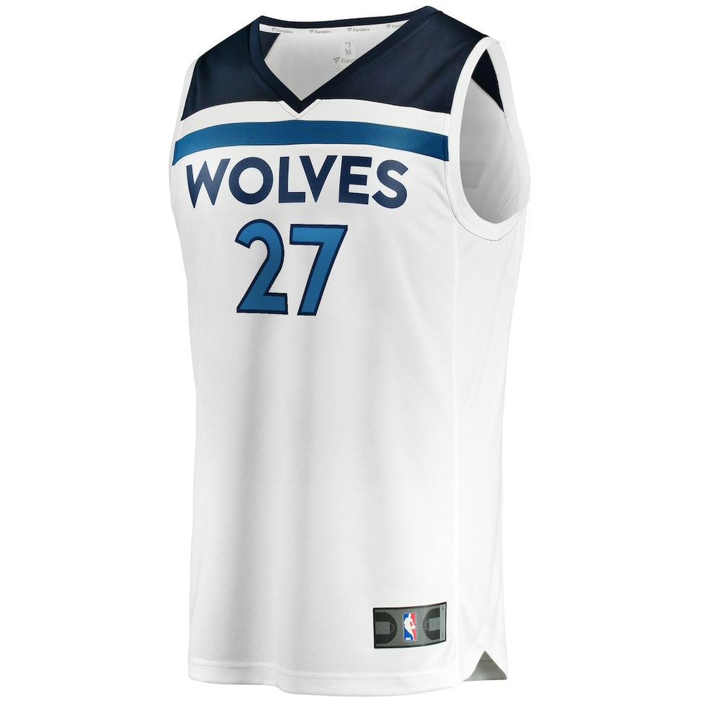 Fanatics - Rudy Gobert Minnesota Timberwolves Fast Break Replica Player Jersey - Association Edition - White