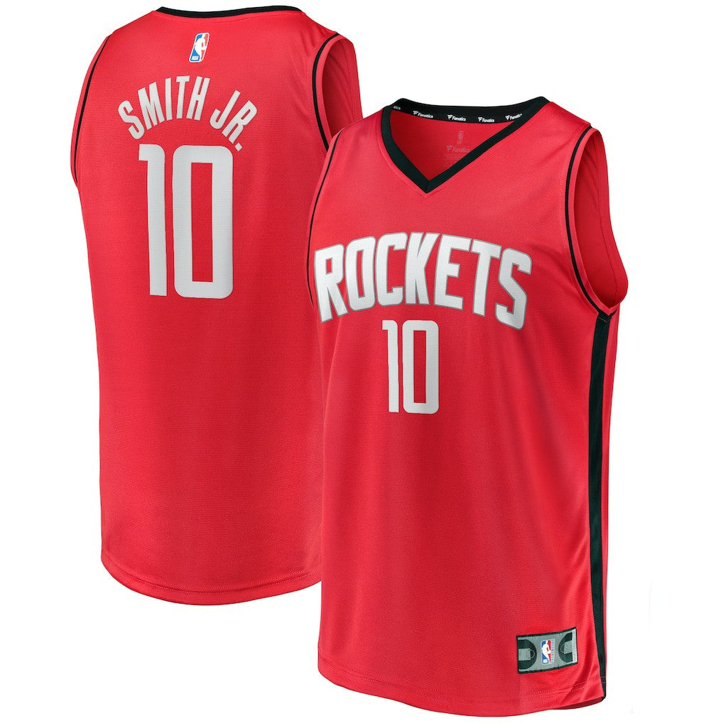 Jabari Smith Jr. Houston Rockets Youth Fast Break Replica Player Jersey - Icon Edition - Red | NBA Jerseys