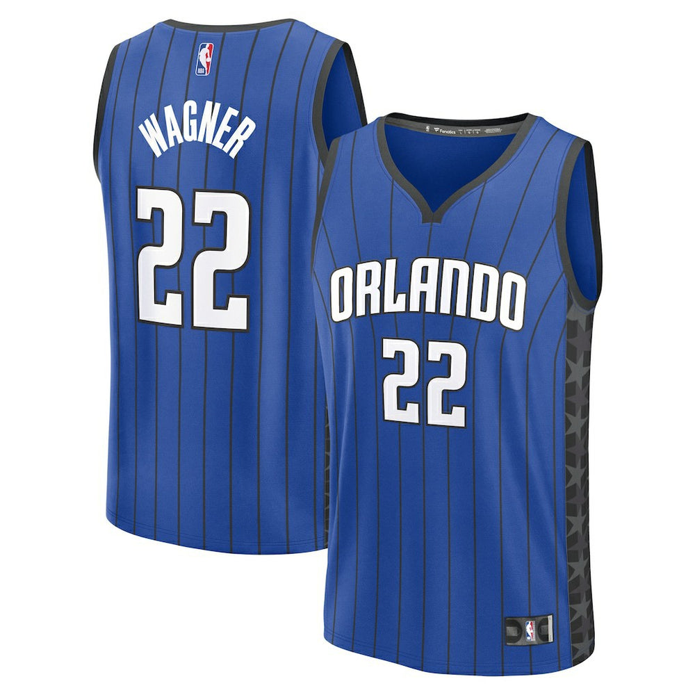 Fanatics - Franz Wagner Orlando Magic Youth Fast Break Replica Player Jersey - Statement Edition - Blue