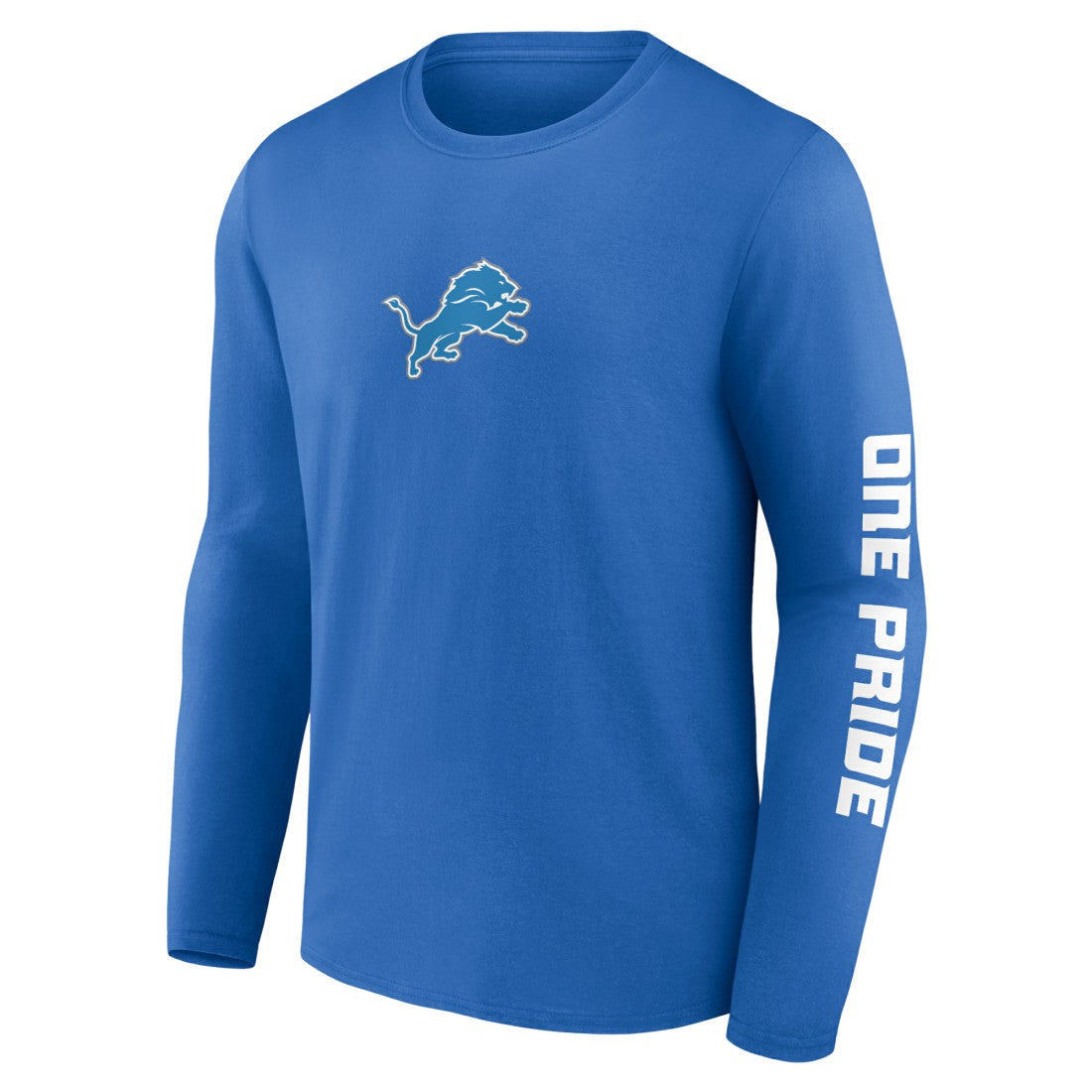 Detroit Lions One Pride Long Sleeve T-Shirt Blue - Fanatics