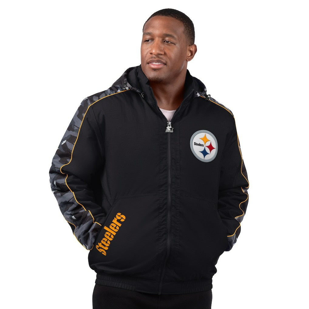 Pittsburgh Steelers Starter Thursday Night Gridiron Full-Zip Jacket Black - NFL