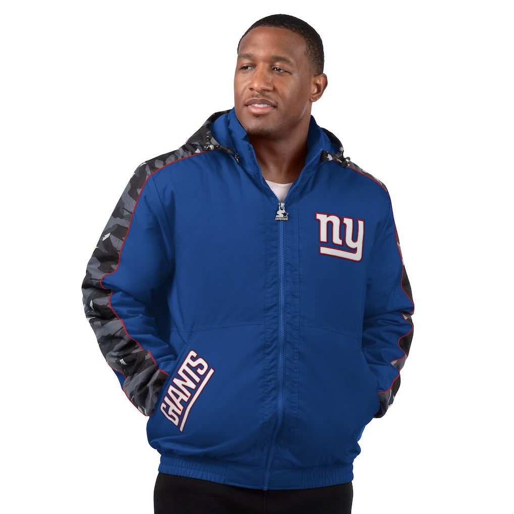 New York Giants Starter Thursday Night Gridiron Full-Zip Jacket Royal - NFL