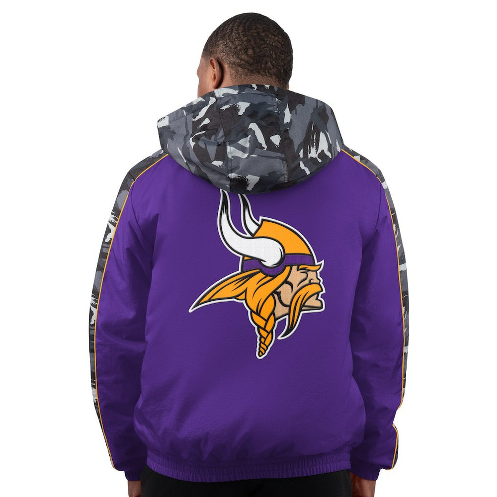 Minnesota Vikings Starter Thursday Night Gridiron Full-Zip Jacket Purple - NFL
