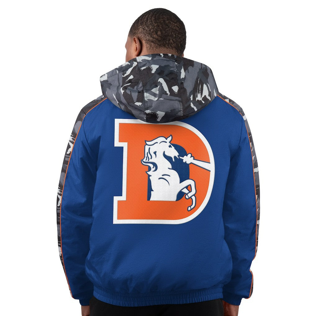 Denver Broncos Starter Thursday Night Gridiron Full-Zip Hoodie Jacket Navy - NFL
