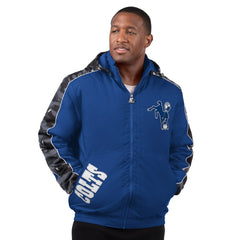 Indianapolis Colts Starter Thursday Night Gridiron Full-Zip Hoodie Jacket Royal - NFL