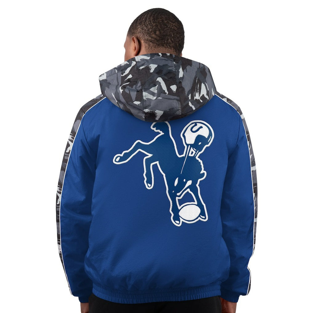 Indianapolis Colts Starter Thursday Night Gridiron Full-Zip Hoodie Jacket Royal - NFL