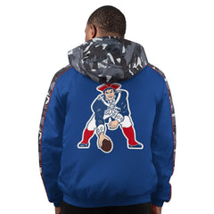 New England Patriots Starter Thursday Night Gridiron Full-Zip Hoodie Jacket Navy - NFL