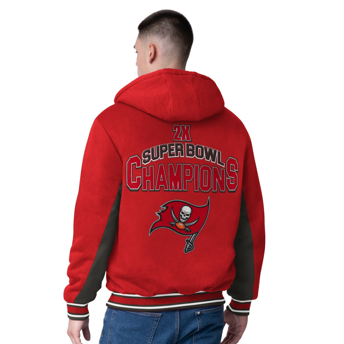 Tampa Bay Buccaneers G-III Extreme No Huddle Commemorative Full-Zip Hoodie Jacket Red - NFL