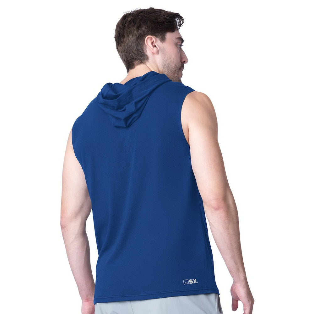 Buffalo Bills MSX by Michael Strahan Action Sleeveless Pullover Hoodie Royal - NFL
