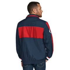 New England Patriots Tommy Hilfiger Gael Lightweight Half-Zip Hoodie Jacket Navy - NFL