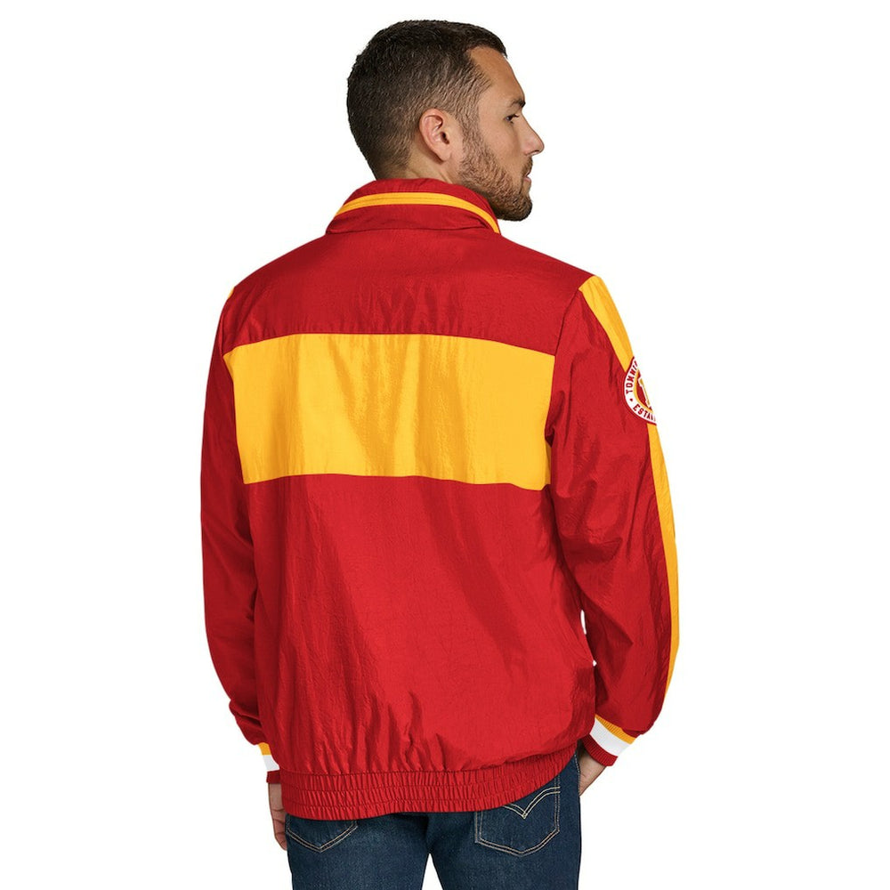 Kansas City Chiefs Tommy Hilfiger Gael Lightweight Half-Zip Hoodie Jacket Red - NFL