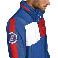 Buffalo Bills Tommy Hilfiger Gael Lightweight Half-Zip Hoodie Jacket Royal - NFL
