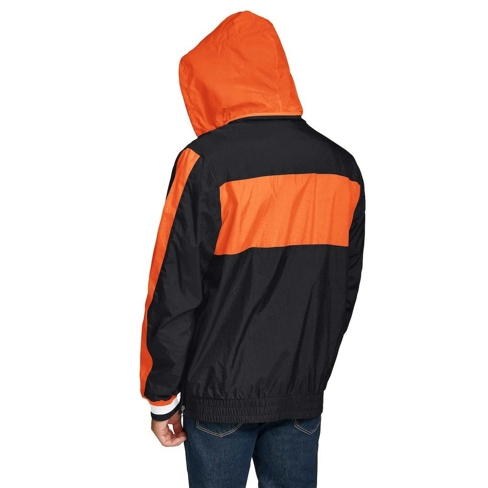 Cincinnati Bengals Tommy Hilfiger Gael Lightweight Half-Zip Pullover Hoodie Jacket Black - NFL